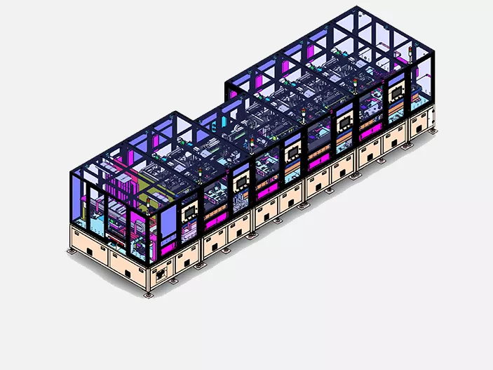 LCD module automatic edge wrapping machine